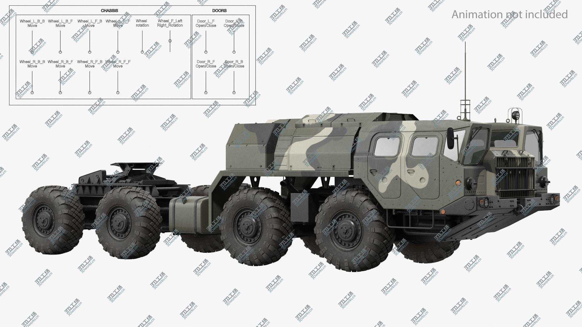 images/goods_img/202104093/Maz 7910 8x8 Truck Camouflage Rigged 3D model/3.jpg